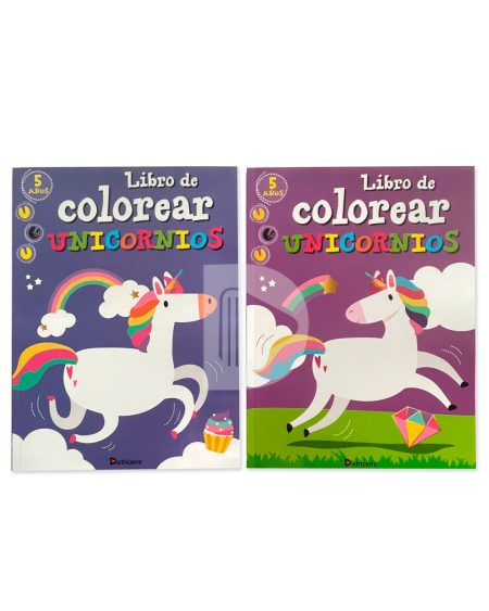 COLECCIÓN LIBRO DE COLOREAR UNICORNIOS