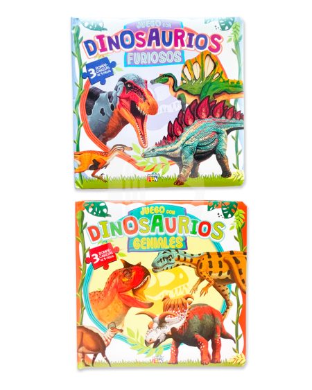 COLECCIÓN JUEGO CON DINOSAURIOS GENIALES/FURIOSOS
