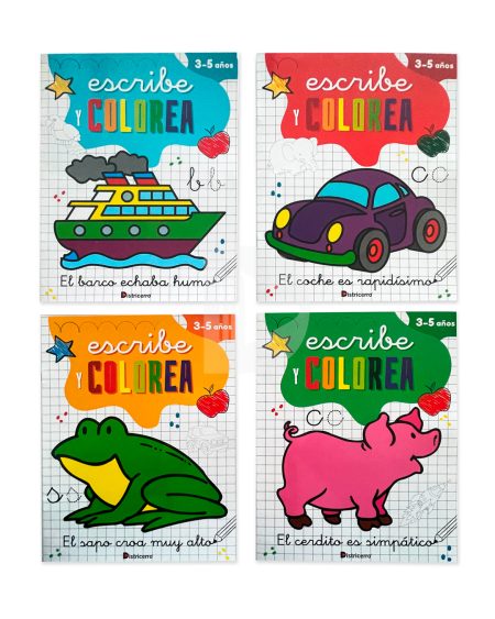 COLECCIÓN ESCRIBE Y COLOREA