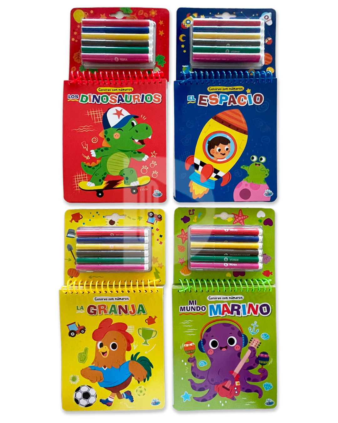 COLECCIÓN COLOREO CON NÚMEROS