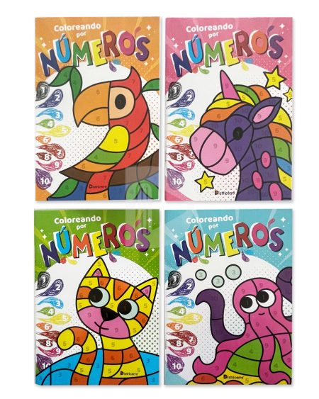 COLECCIÓN COLOREANDO POR NÚMEROS