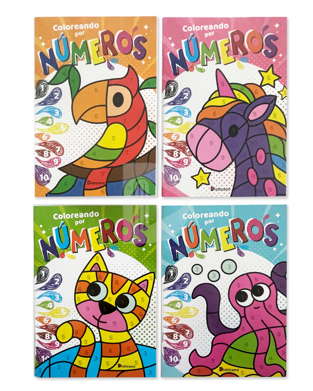 COLECCIÓN COLOREANDO POR NÚMEROS
