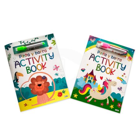 COLECCIÓN ACTIVITY BOOK PINTA Y BORRA