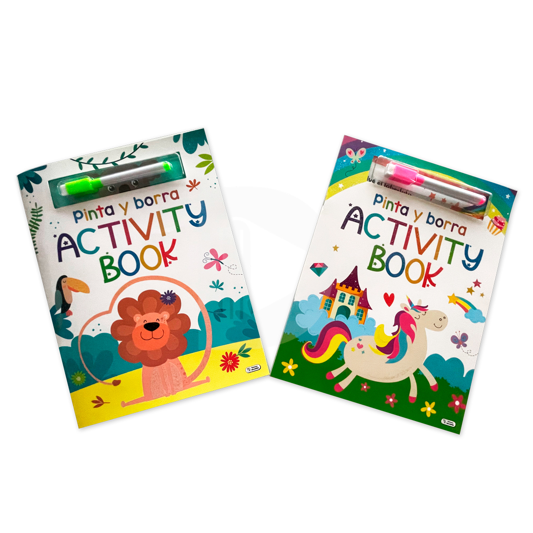 COLECCIÓN ACTIVITY BOOK PINTA Y BORRA