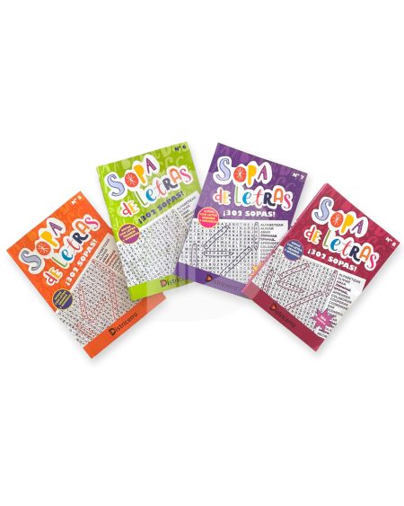 SOPAS DE LETRAS MEDIANAS (164 páginas)