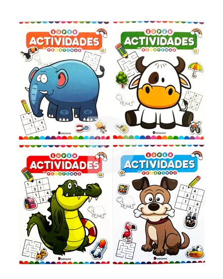 COLECCIÓN SUPER ACTIVIDADES CON PEGATINAS